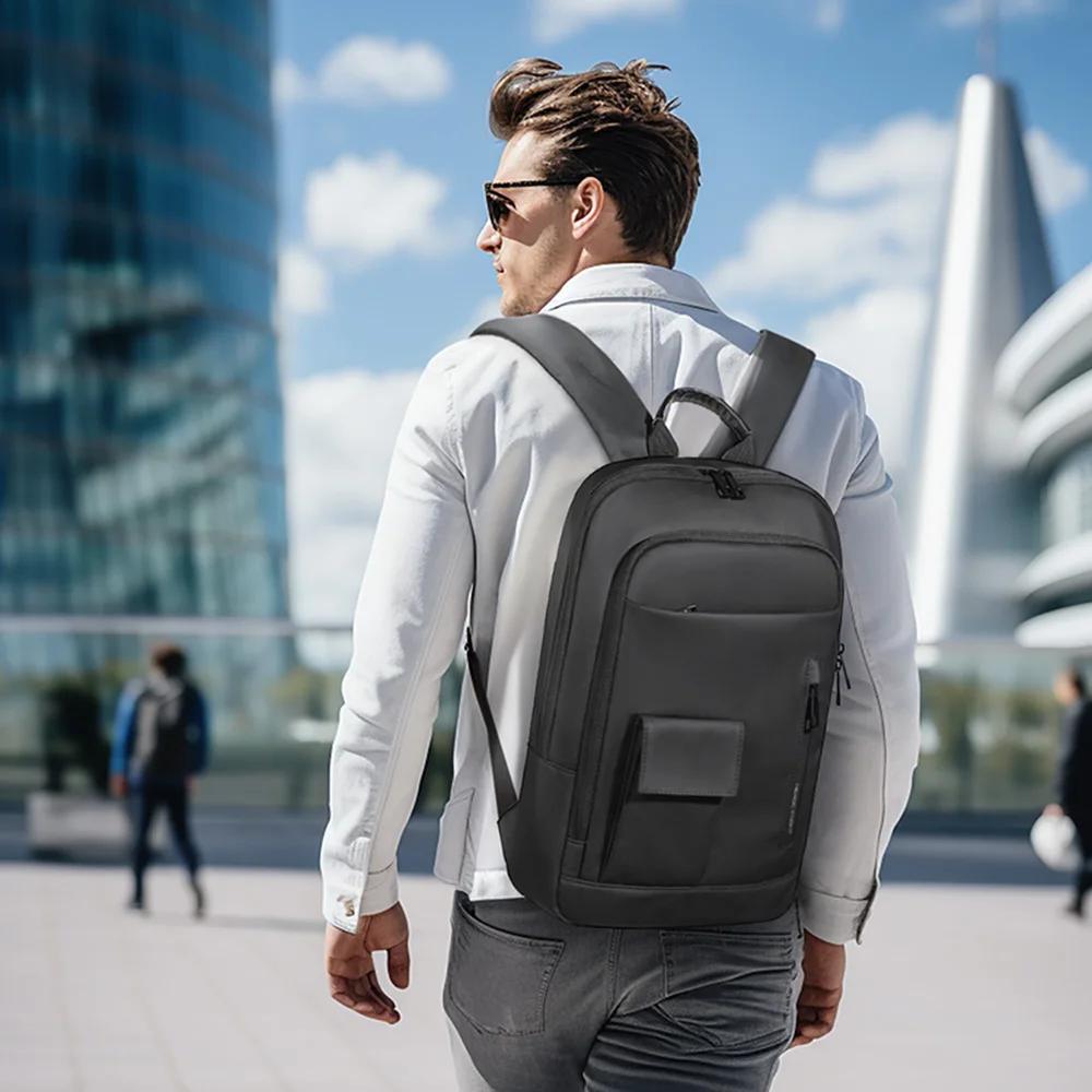 Heroic Knight-Sac à dos étanche pour homme, sac de travail multifonction, sac pour ordinateur portab