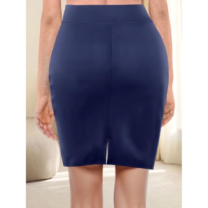 Jupe femme Style lieu de travail haute élasticité paquet jupe de hanche décontracté banlieue dames l
