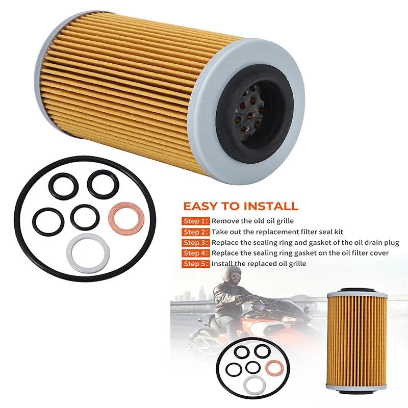 Filtre à huile avec kit de joint pour Can-Am Spyder SM6-SE6 modèles 1330 RT/F3 2014 2015 2016 2017 2