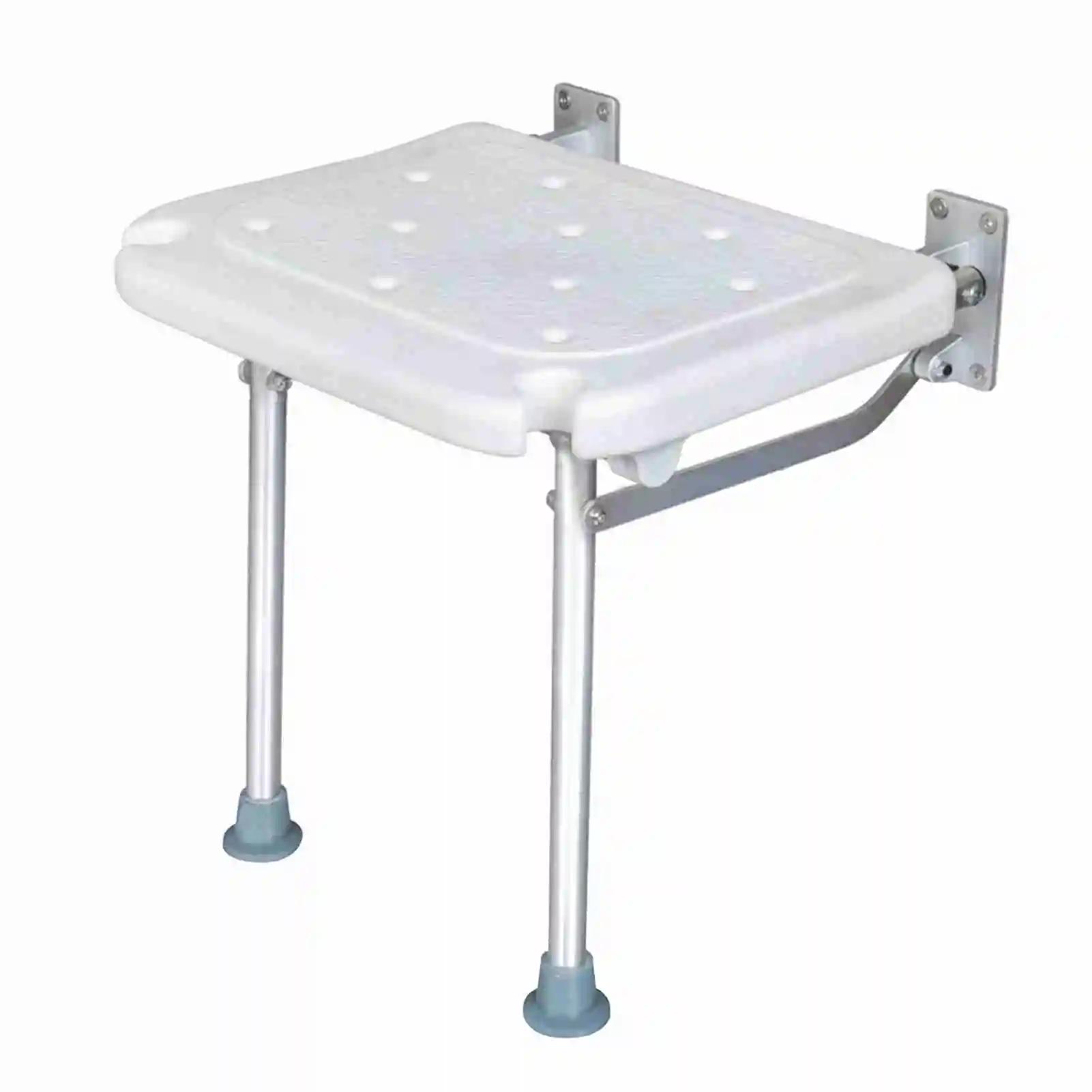 Banc de douche pliant, siège de bain mural, tabouret de chaise de salle de bain à visser avec pieds 