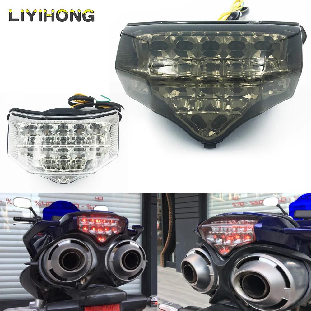 Pour Yamaha FZ600 FZ6 FAZER 2004 2005 2006 2007 2008 2009 moto feux arrière LED ensemble de frein av