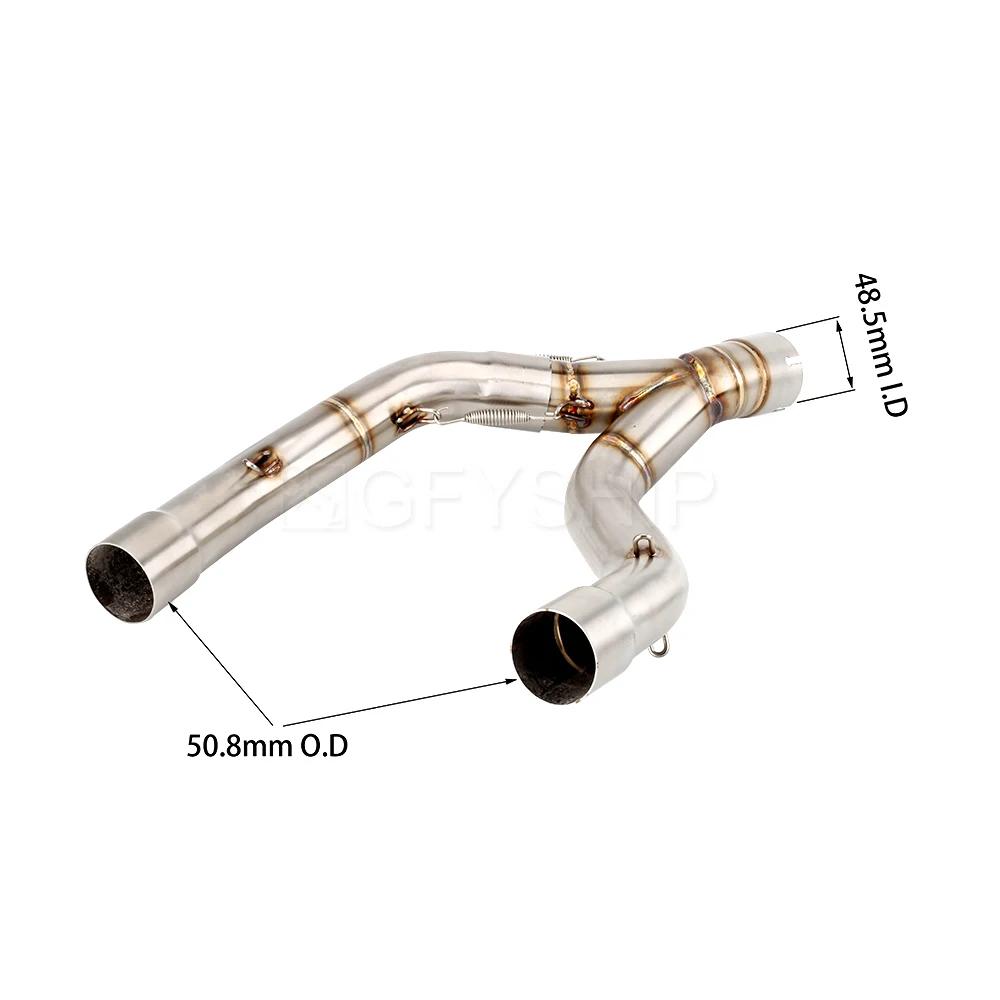 Tuyau de liaison intermédiaire de silencieux d'accès de moto, Escape Slip-on, 51mm, Yamaha XT 660, 2