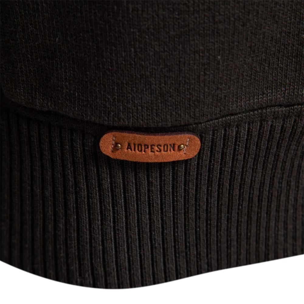 Cardigan en coton pour hommes, pull de qualité, à la mode, col rabattu, tricoté, nouvelle collection