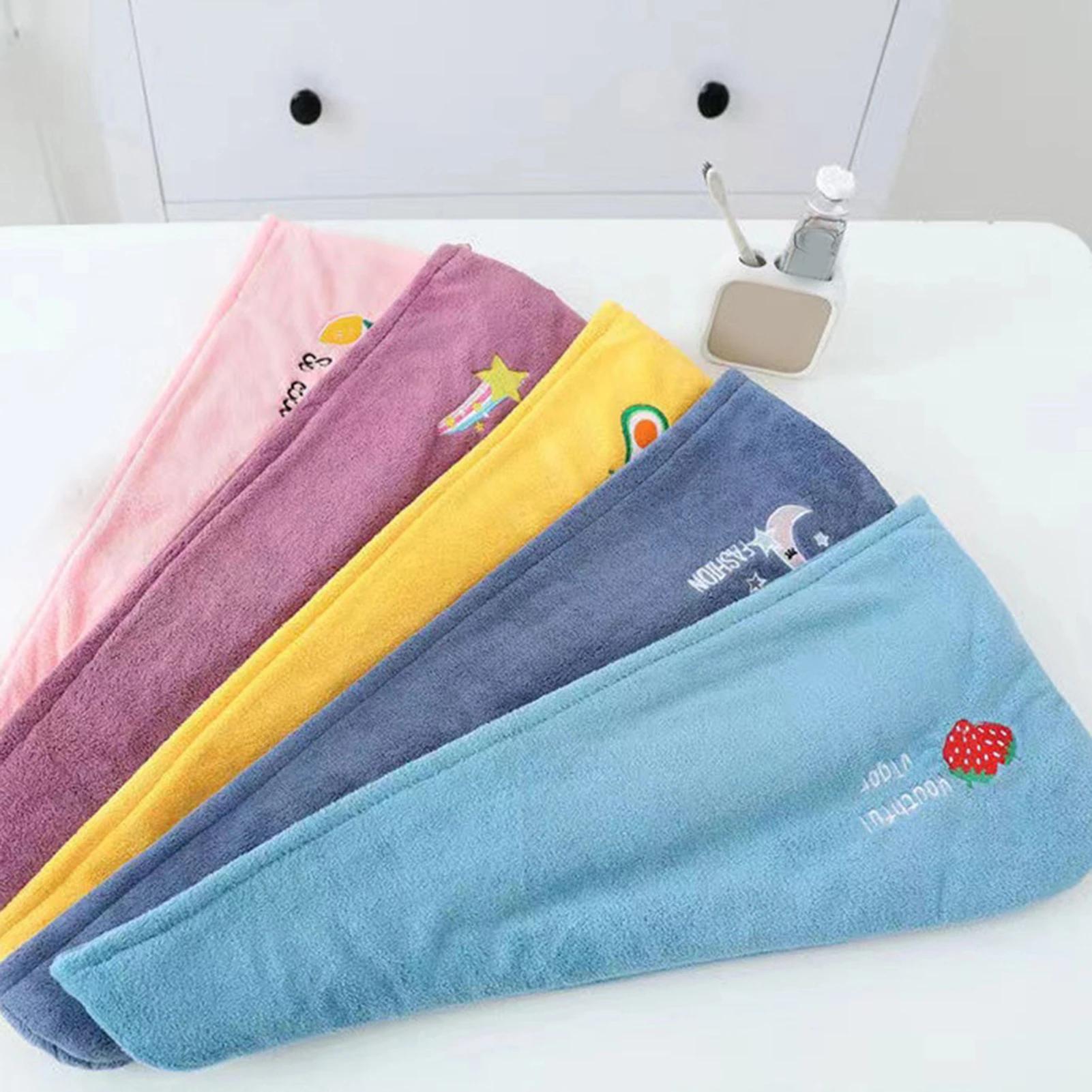 Serviette de cheveux en molleton de corail pour femmes, Turban lavable pour cheveux, serviettes de t
