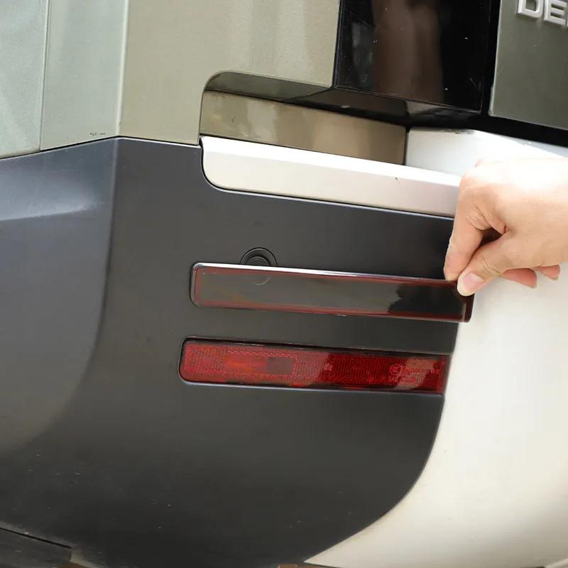 Autocollant de couverture de feu antibrouillard arrière ABS noir, accessoires extérieurs de voiture,