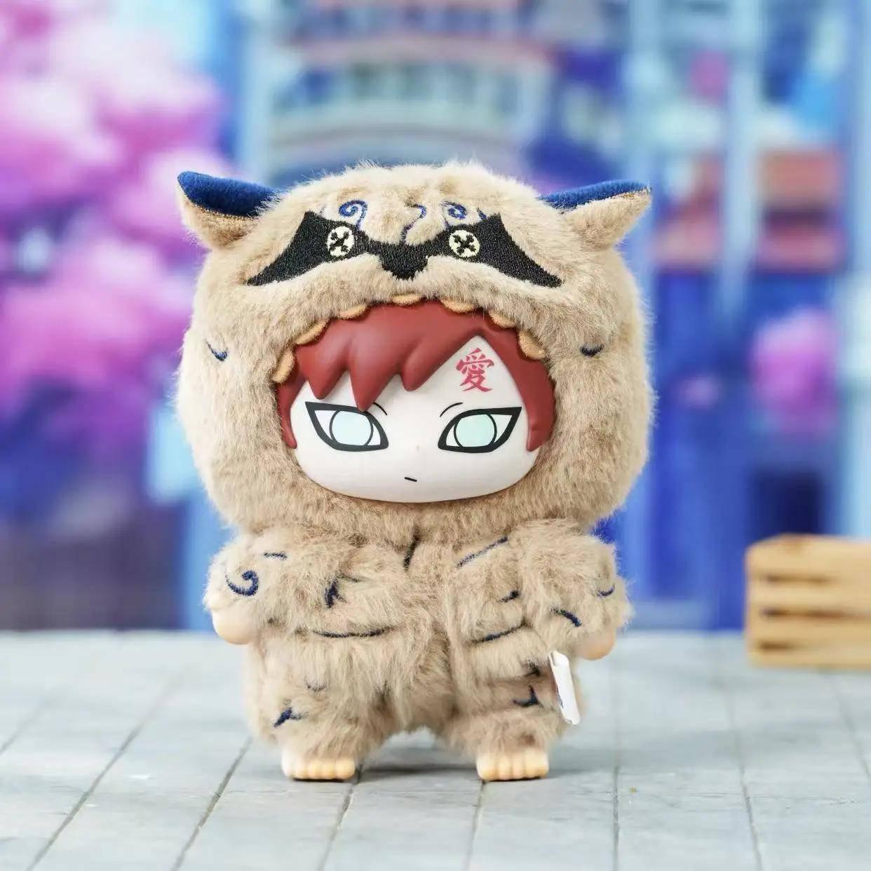 Nouveau Naruto Shippuden bête fête série peluche poupée boîte aveugle Chibi Kakashi Sasuke Surprise 
