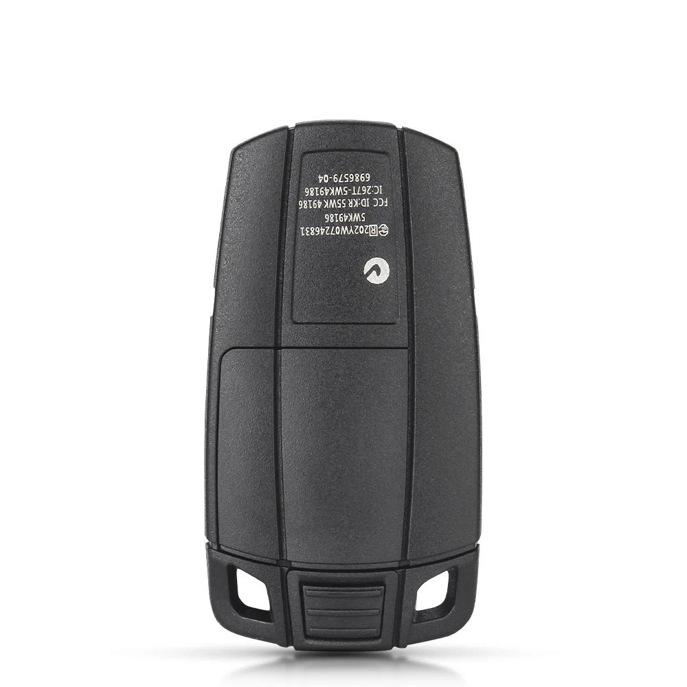 KEYYOU pour BMW 1 3 5 6 série E90 E91 E92 E60 E70 E71 E72 E82 E87 E88 E89 Fob 3BNT coque de clé à di