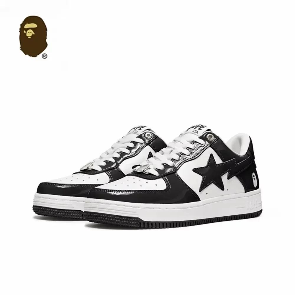 Nouvelles chaussures de skate BAPESTA pour hommes et femmes, chaussures décontractées classiques BAP