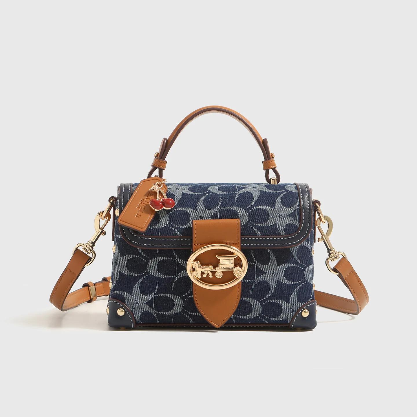 Collection de sacs à main élégants pour femmes, petit sac carré, sac à bandoulière polyvalent, sac à