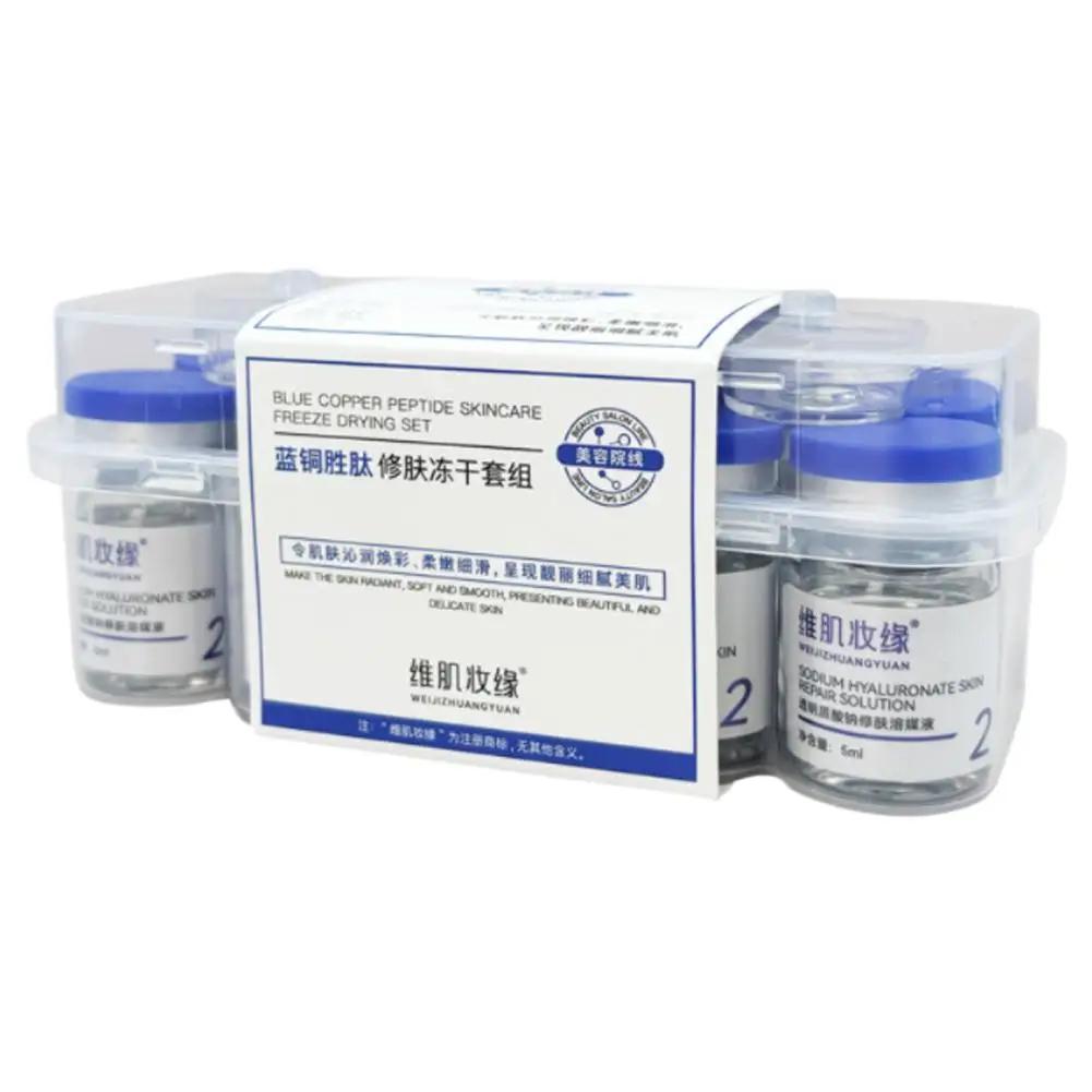 Poudre lyophilisée GHK-CU : Kit anti-âge pour la réparation cutanée, améliore l'élasticité, atténue 