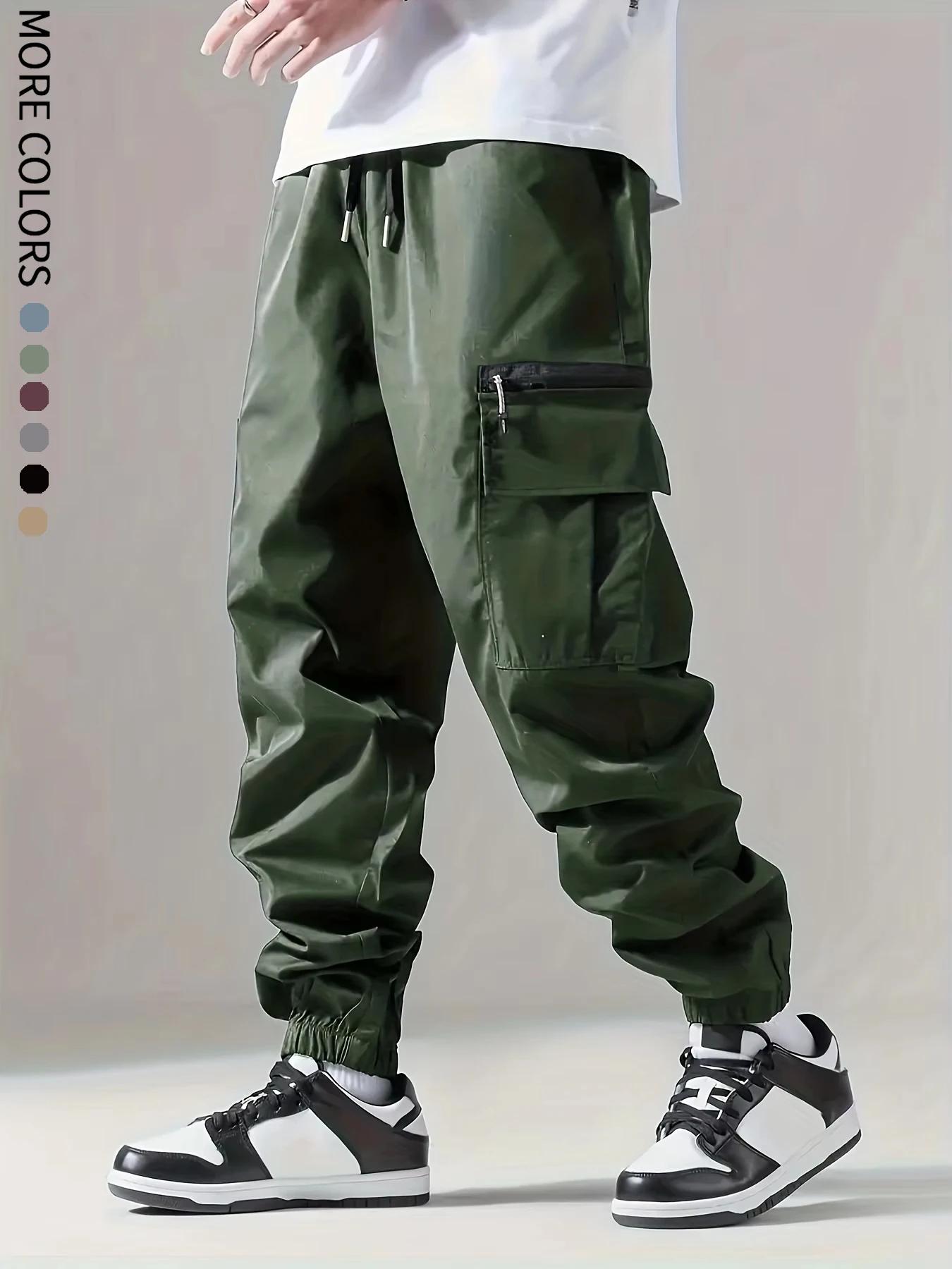 Pantalon cargo pour hommes, fjm fin, confortable et respirant, décontracté, extérieur, portable, cou