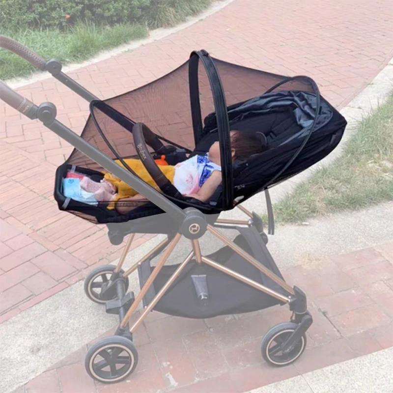 Moustiquaire pour poussette, pour Cybex Priam Mios Balios S Eezy Melio Stokke Xplory Bugaboo Bee Ser