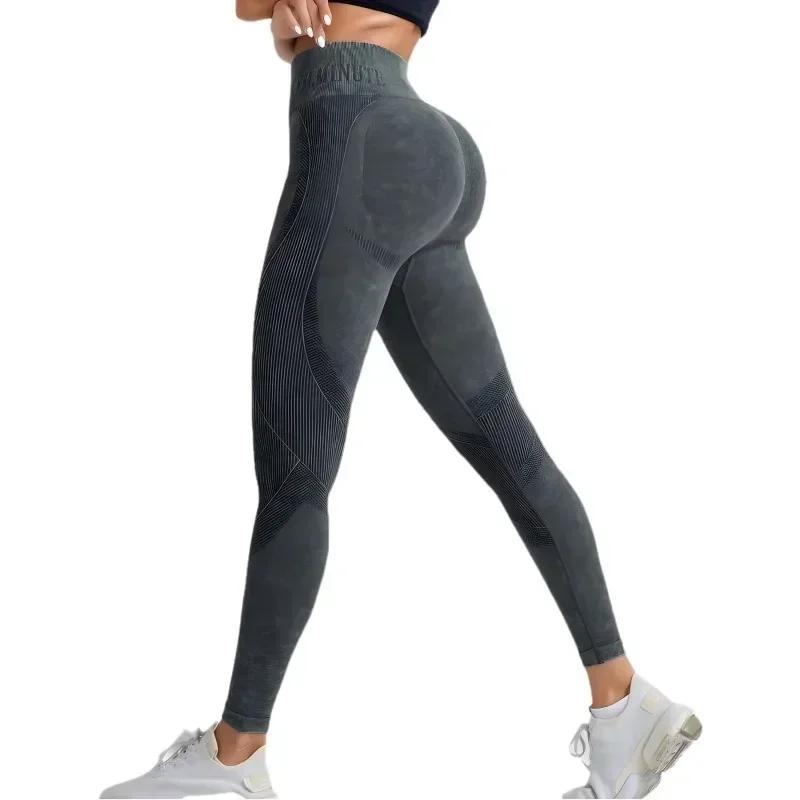 Pantalon de Yoga taille haute sans couture pour femmes, levage des hanches, Sports de plein air, tai
