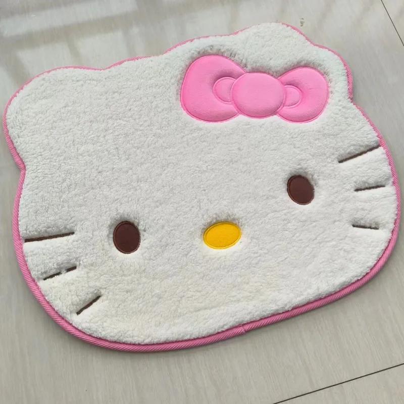 Sanrio Hello Kitty tapis en peluche paillasson doux tapis de sol tapis maison salle de bain anti-dér