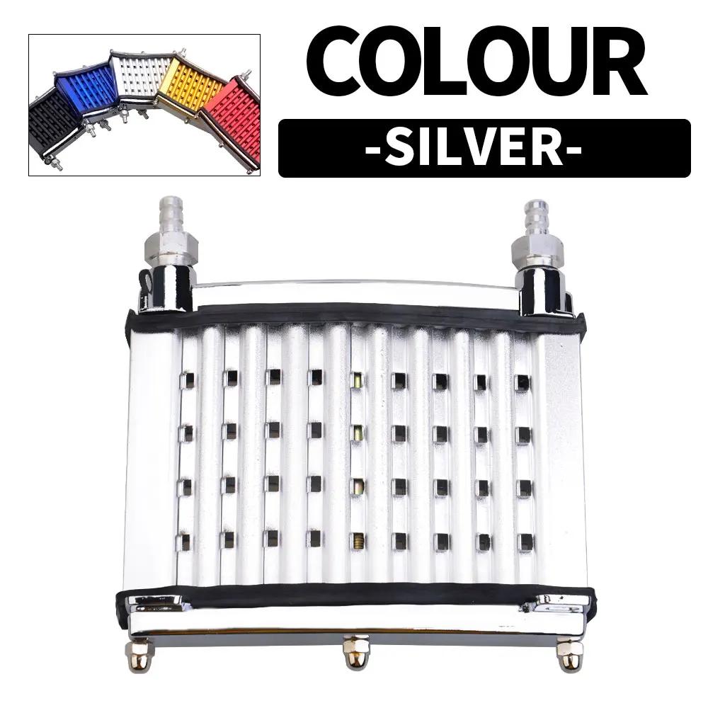 Refroidisseur d'huile moteur moto en aluminium DIRT Pit sol vélo radiateur refroidissement ATV Quad 