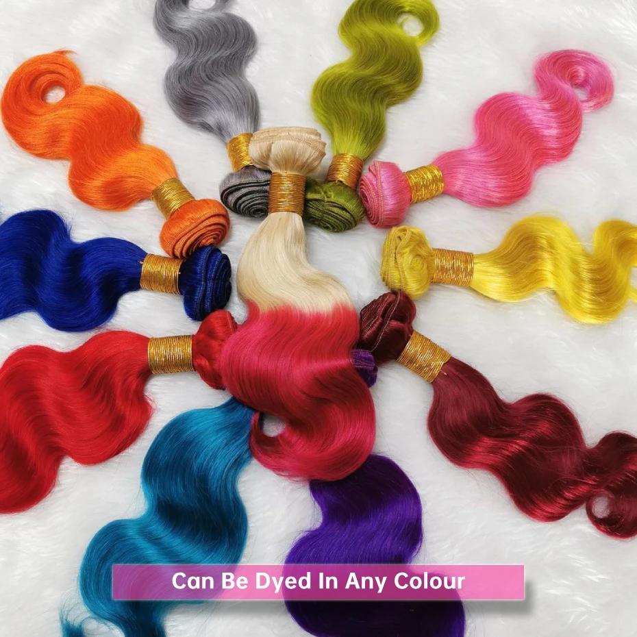 Extensions de cheveux humains Remy 613 blond miel, 30-40 pouces, double trame, ondulés, style péruvi