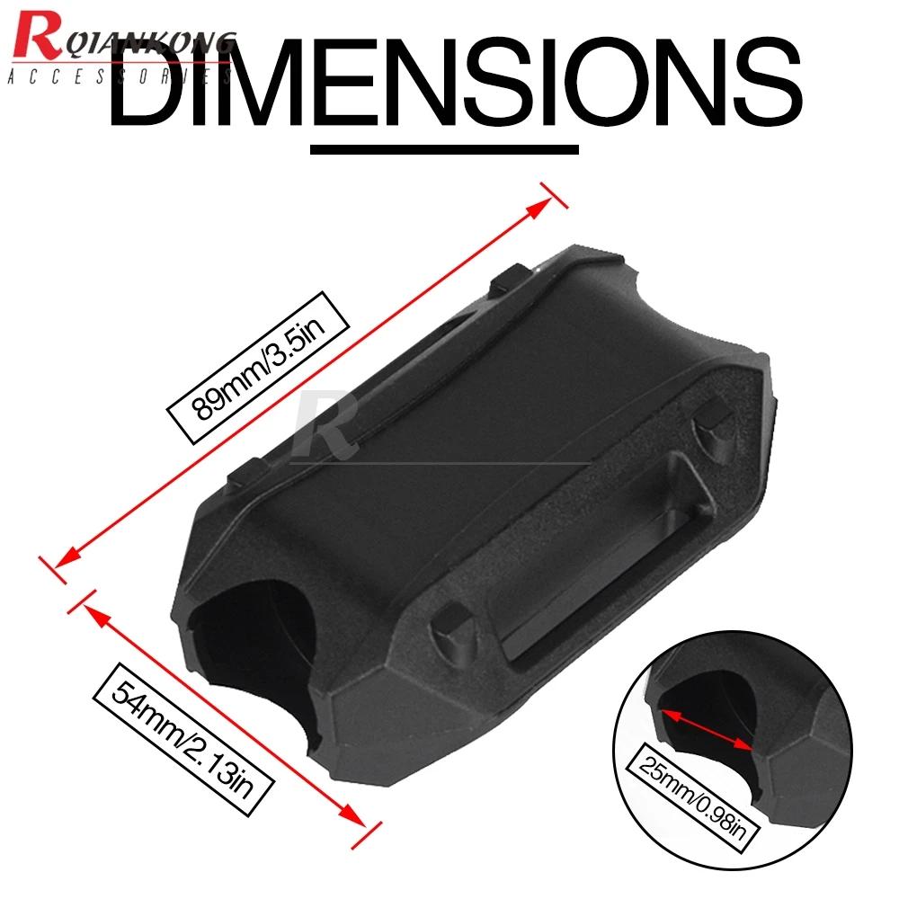 Bloc de protection de moteur de pare-chocs de moto, barre de protection décorative de 25mm pour Hond