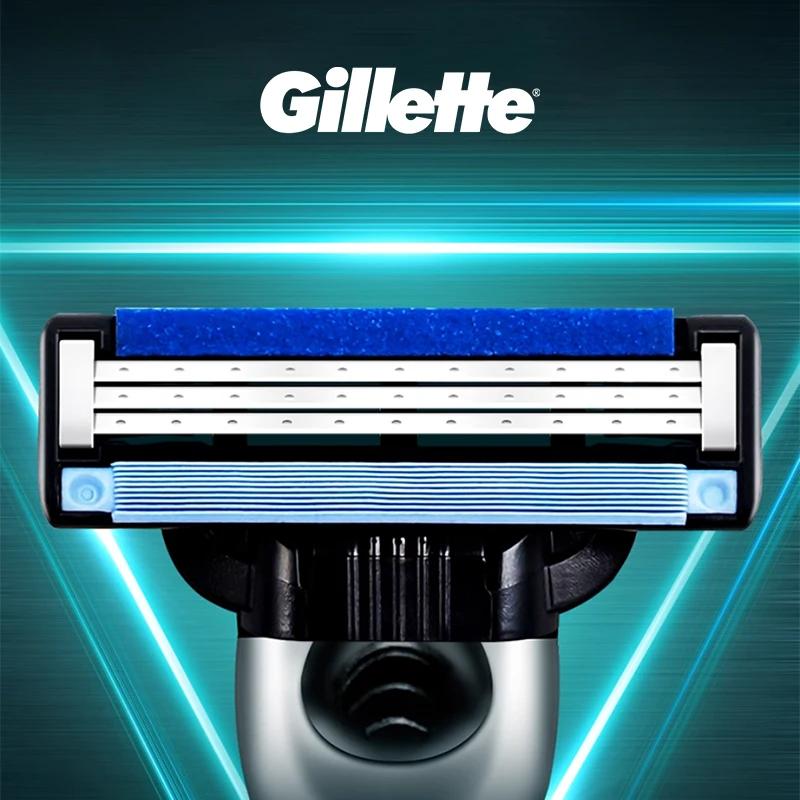 Lames de rasoir Gillette Mach 3 Refilis Classic Lame à 3 couches Remplacement de rasoir