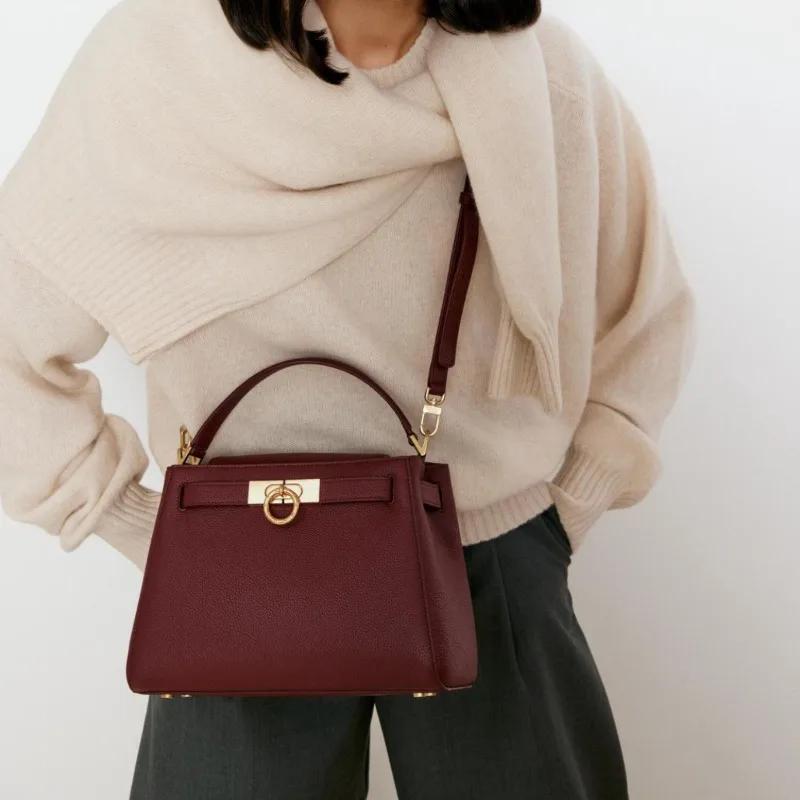 2025 nouveau sac à main de taille moyenne, sac à bandoulière haut de gamme, sac à bandoulière, sac d