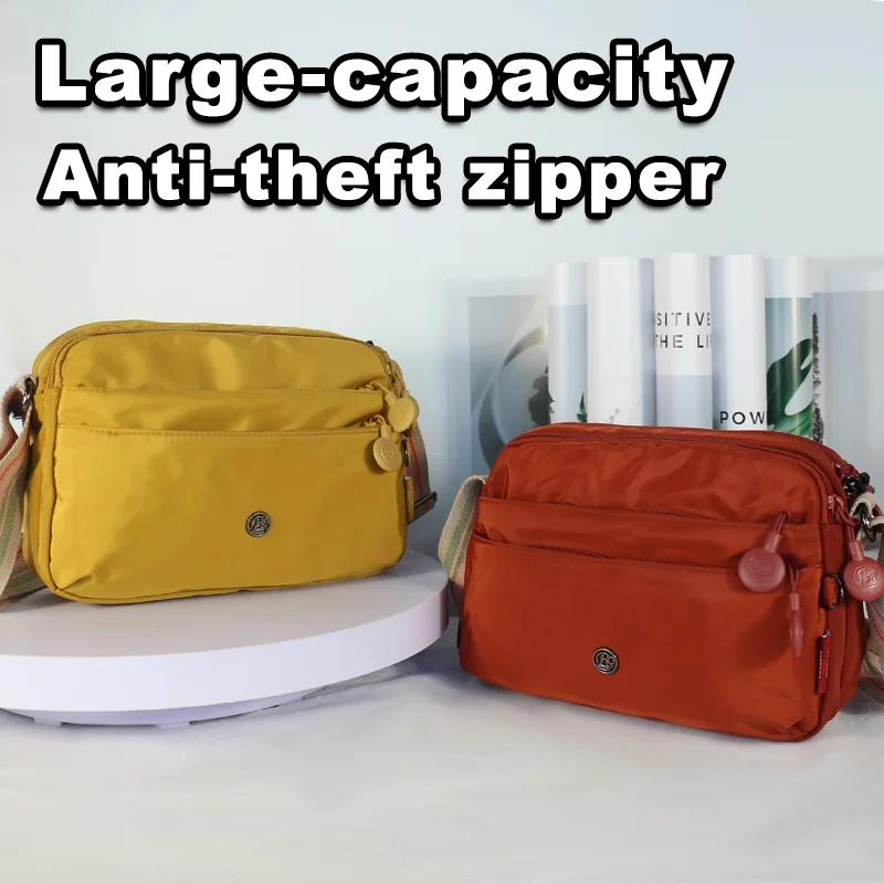 Sac à bandoulière en Nylon Ultra-léger pour femmes, sac léger à large sangle réglable, sacs de luxe 