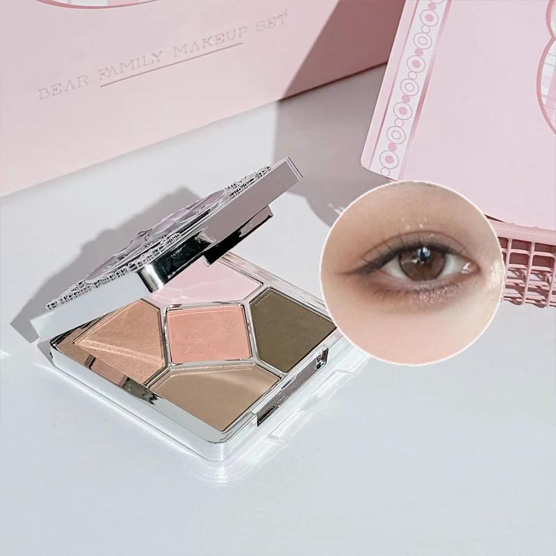 ART VALUE Coffrets de maquillage 7 pièces comprenant 3 couleurs de rouge à lèvres mat, 1 poudre pres
