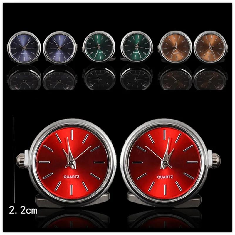 Boutons de manchette de montre pour hommes, chemises de cou, boucle de luxe, Business fonctionnelle,