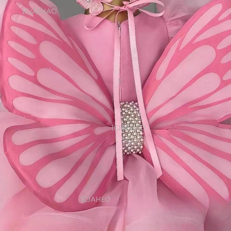 Robe de fête avec ailes, joli tutu, costume de fée, robe de princesse pour anniversaire, concours de