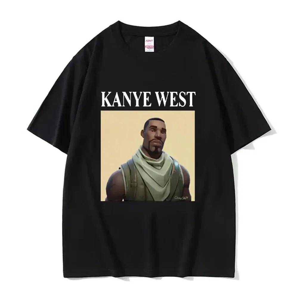 Drôle Kanye West Meme T-Shirt hommes Vintage Hip Hop Rap Style T-Shirt hommes femmes à manches court