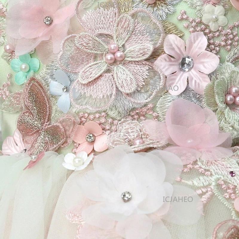 Robe de Princesse Lolita 2026 pour Enfants, Tenue de Cérémonie et de Fête, Robe de Bal avec Applique