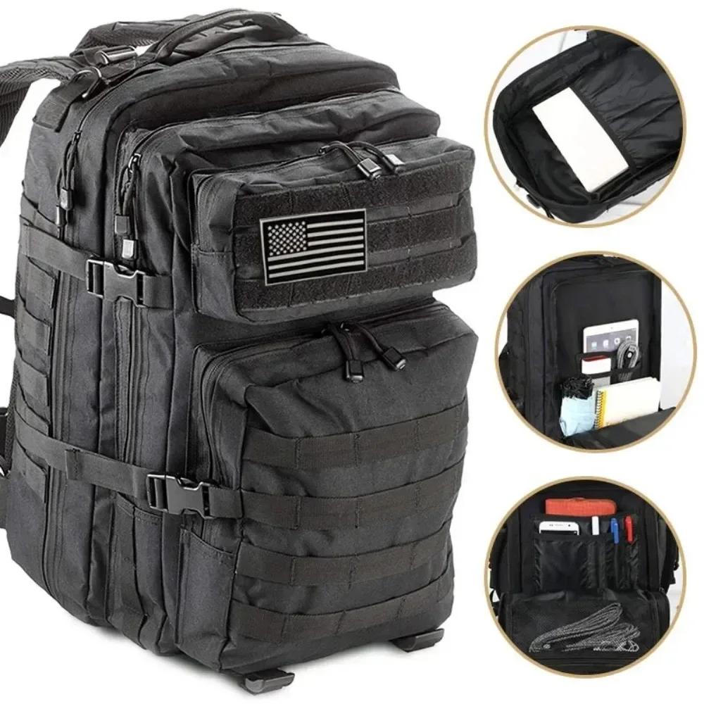 60L armée militaire tactique sac à dos hommes voyage grande capacité sacs à dos hommes étanche Sport