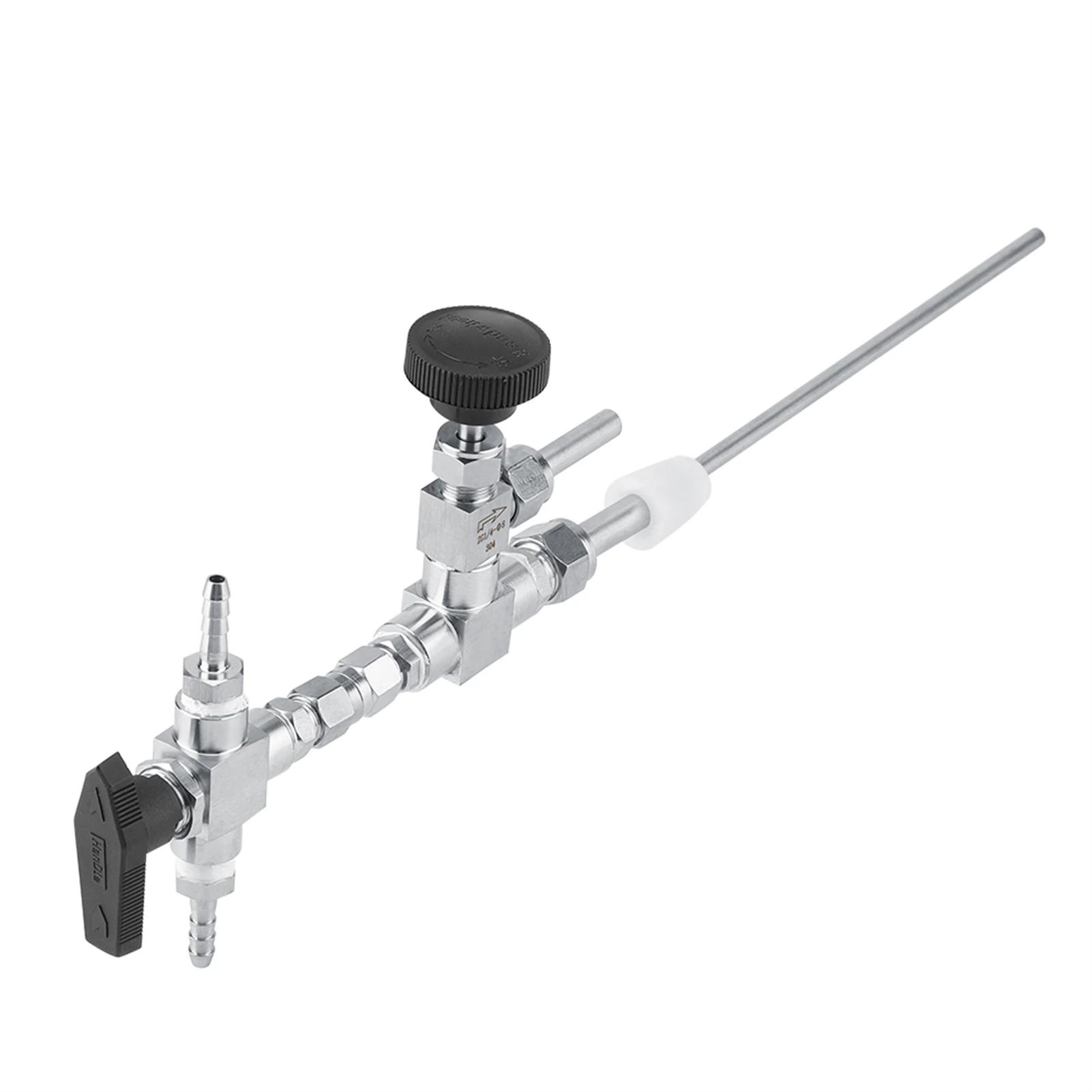 Pistolet à bière en acier inoxydable 304, dispositif d'embouteillage à contre-pression, kit de satis