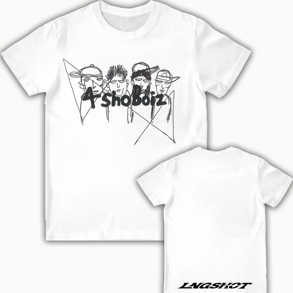 Nouveau T-shirt LNGSHOT Kpop Jay Park 2026 – Style Urbain Estival, Manches Courtes, Tendance Hip Hop