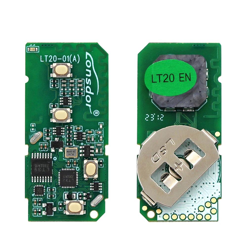 Lonsdor-Clé télécommande intelligente LT20 universelle, pour Toyota, Lexus, Subaru 8A, puce 4D, A433