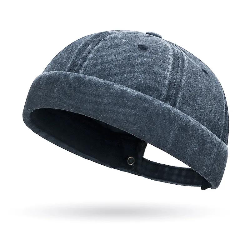 Casquette hip-hop délavée à capote souple de style rue – Chapeau de fermier unisexe et polyvalent