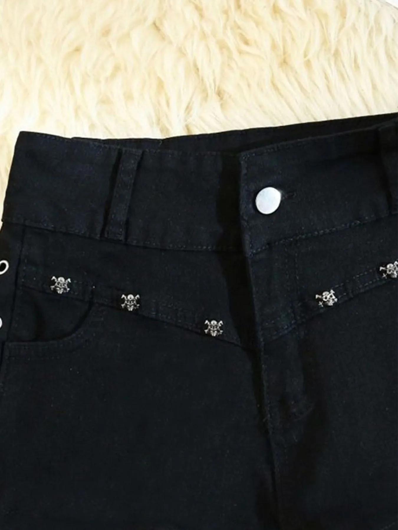 Short slim à lacets pour femmes, streetwear populaire, personnalité, étudiants, mode de vacances, se