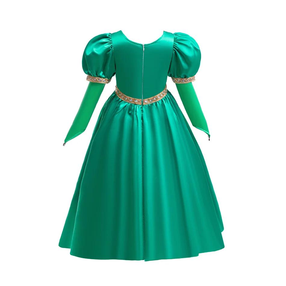 Robe de Cosplay princesse Fiona pour filles, costume de film cancers Shrek The Monsters, vêtements d