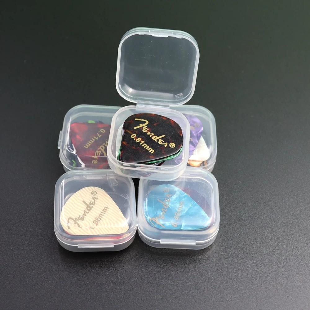 Plectres de guitare électrique acoustique en celluloïd, 20 et 50 et 100 pièces, accessoires avec boî
