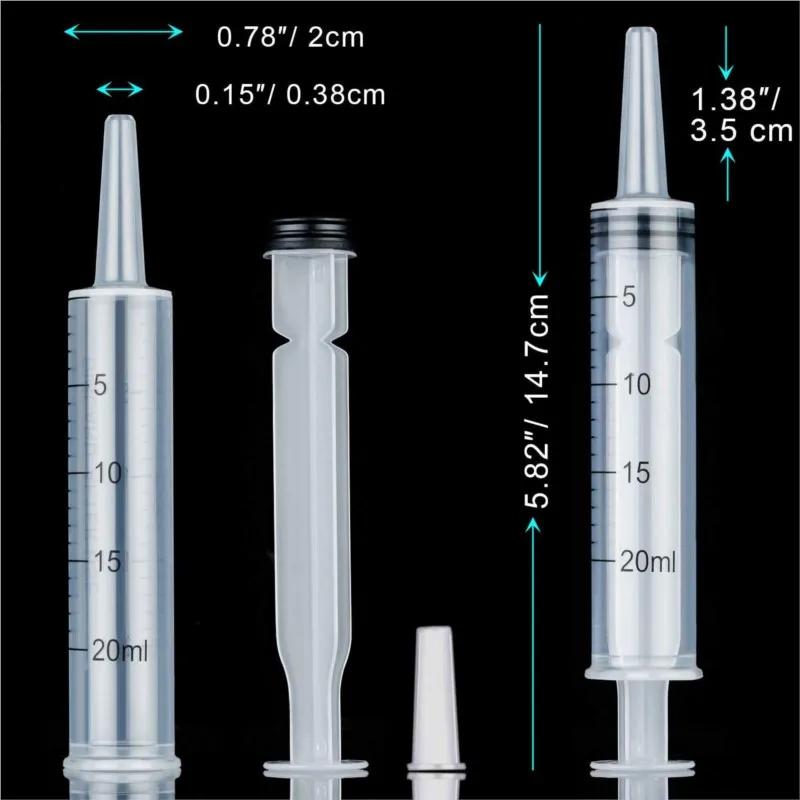 Seringue sans aiguille, outil de mesure, pompe à huile hydroponique, distributeur de médicaments pou