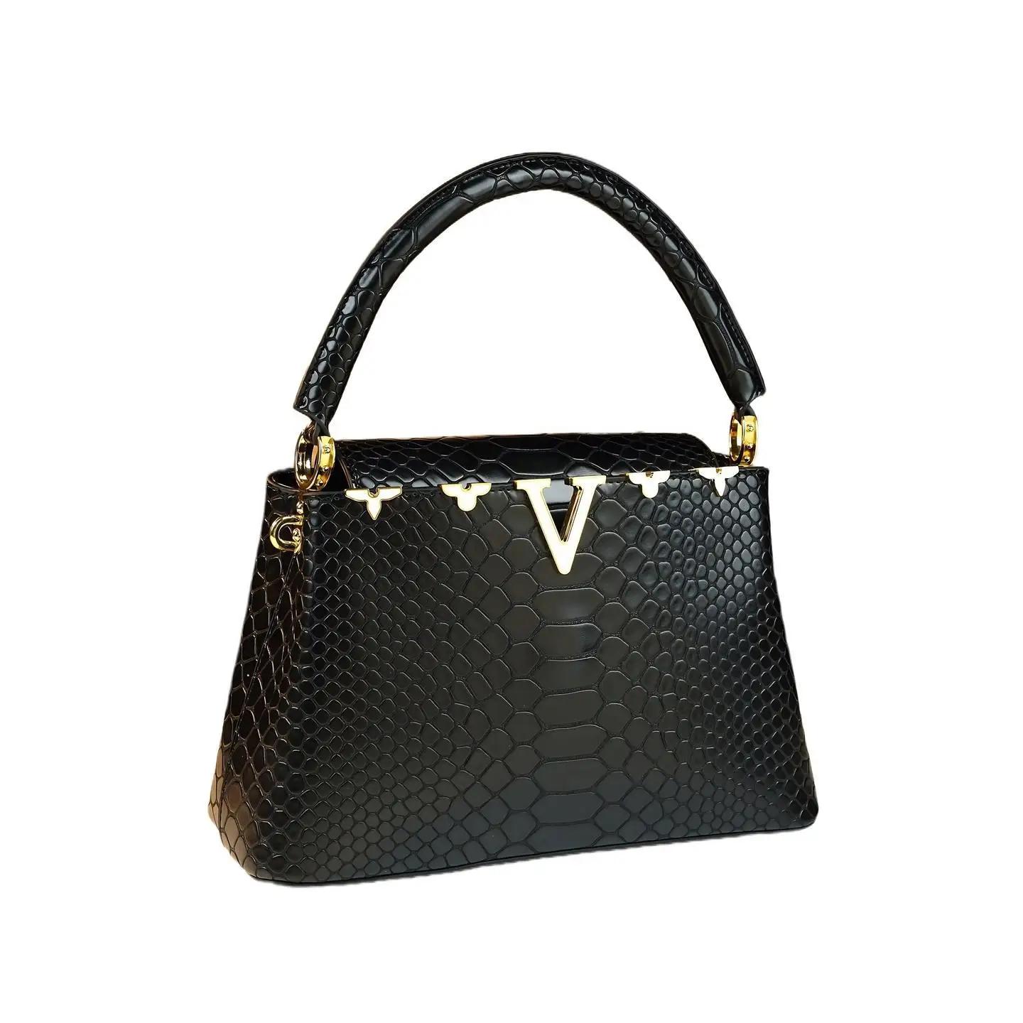 Sac à langer vintage chic pour femme, sac bandoulière élégant, sac fourre-tout de luxe de créateur, 