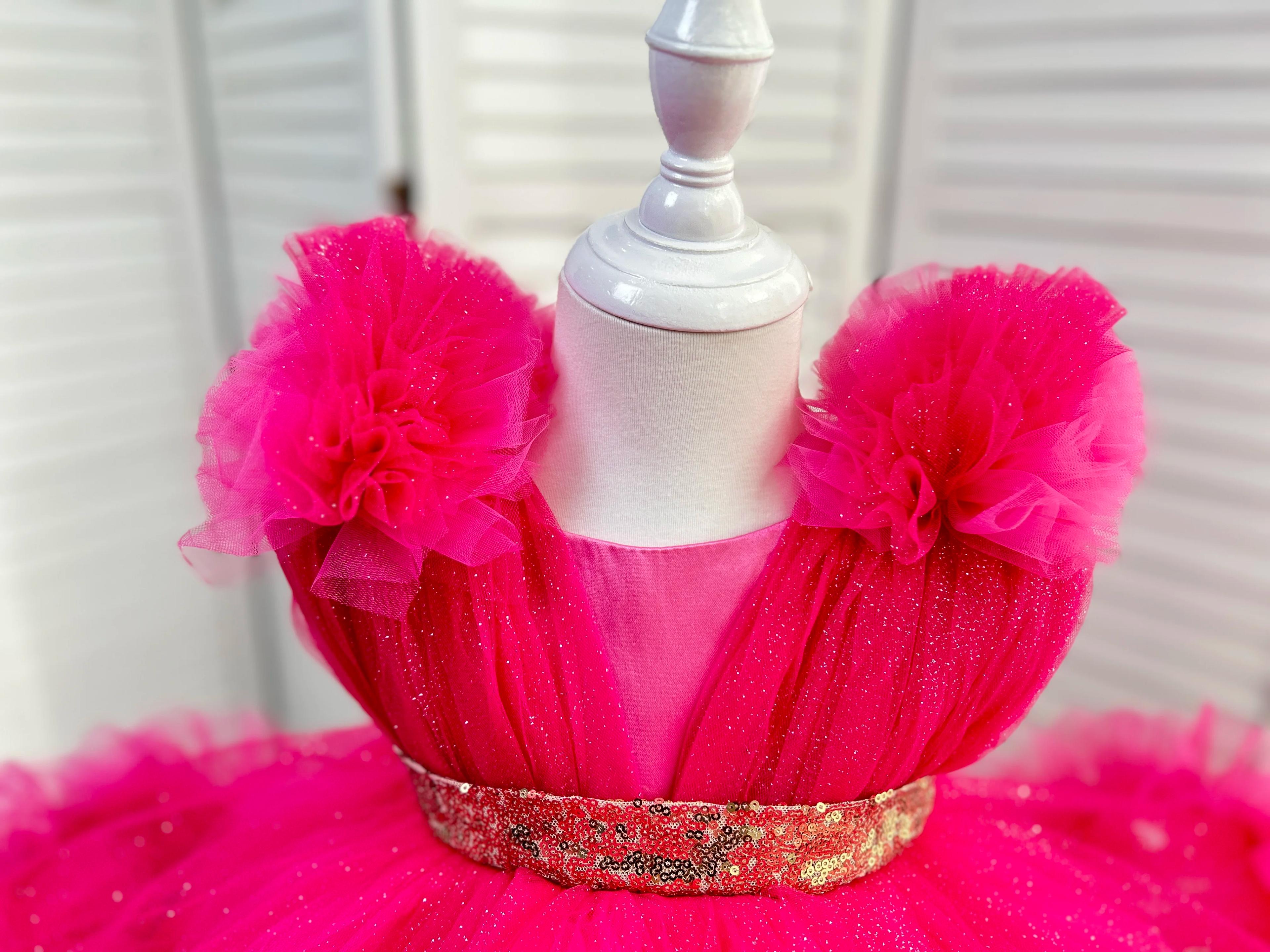 KLFGDNew style filles robe de luxe fête élégante fille robe de soirée robes de concours pour enfant 