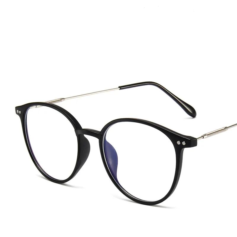 Hommes Et Femmes Ronde Anti Bleu Lunettes Ordinateur Cadre Optique Lentilles Nouvelle Arrivée 2023