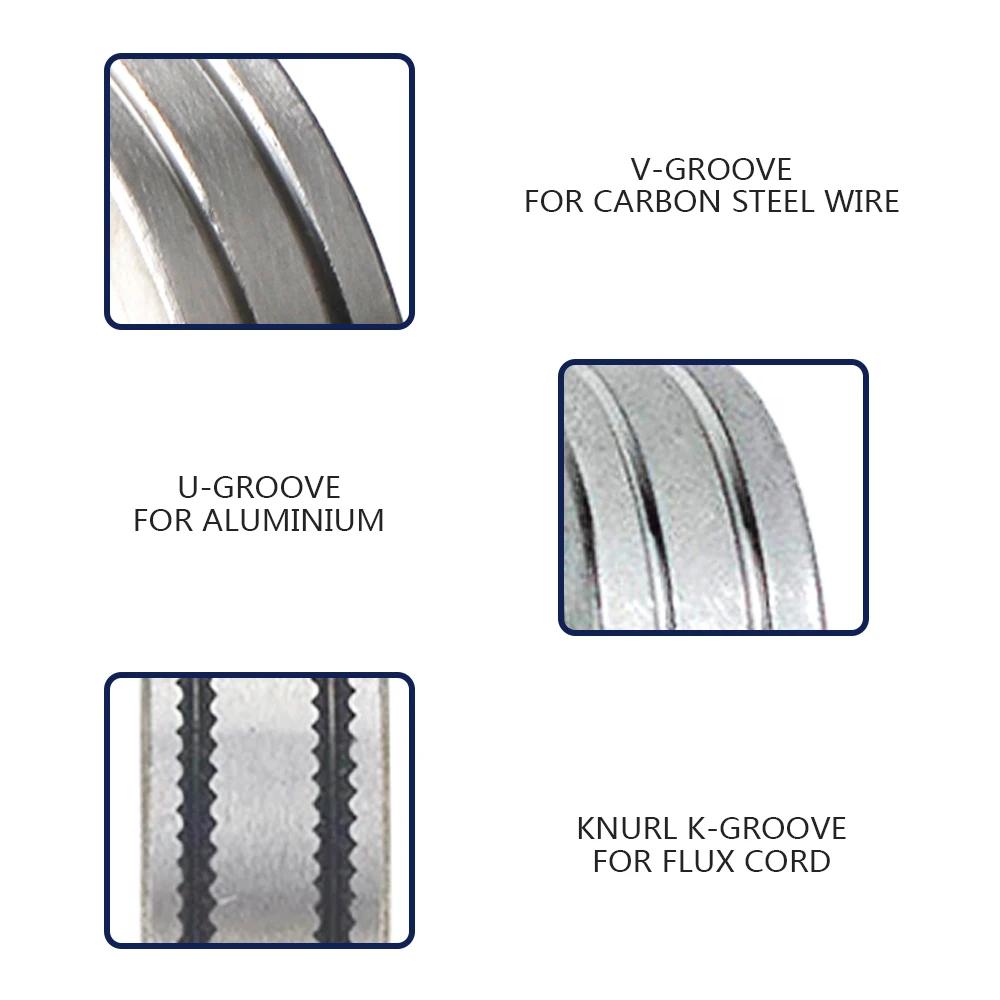 Rouleau d'alimentation de fil pour soudage MIG MAG 5KG 0.8mm 0.9m 1.0mm 1.2mm 1.4mm Double taille 30