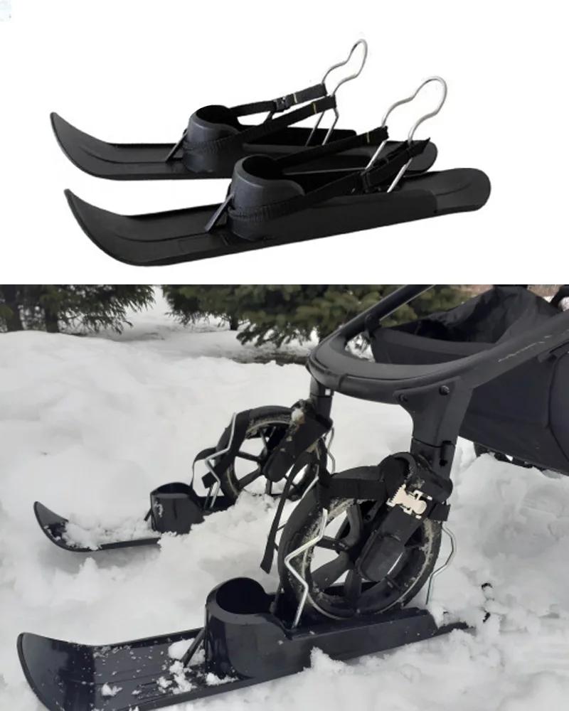 Plateau de Ski lames de roues planche de Ski traîneau planche à roulettes de plage adapté à la pouss