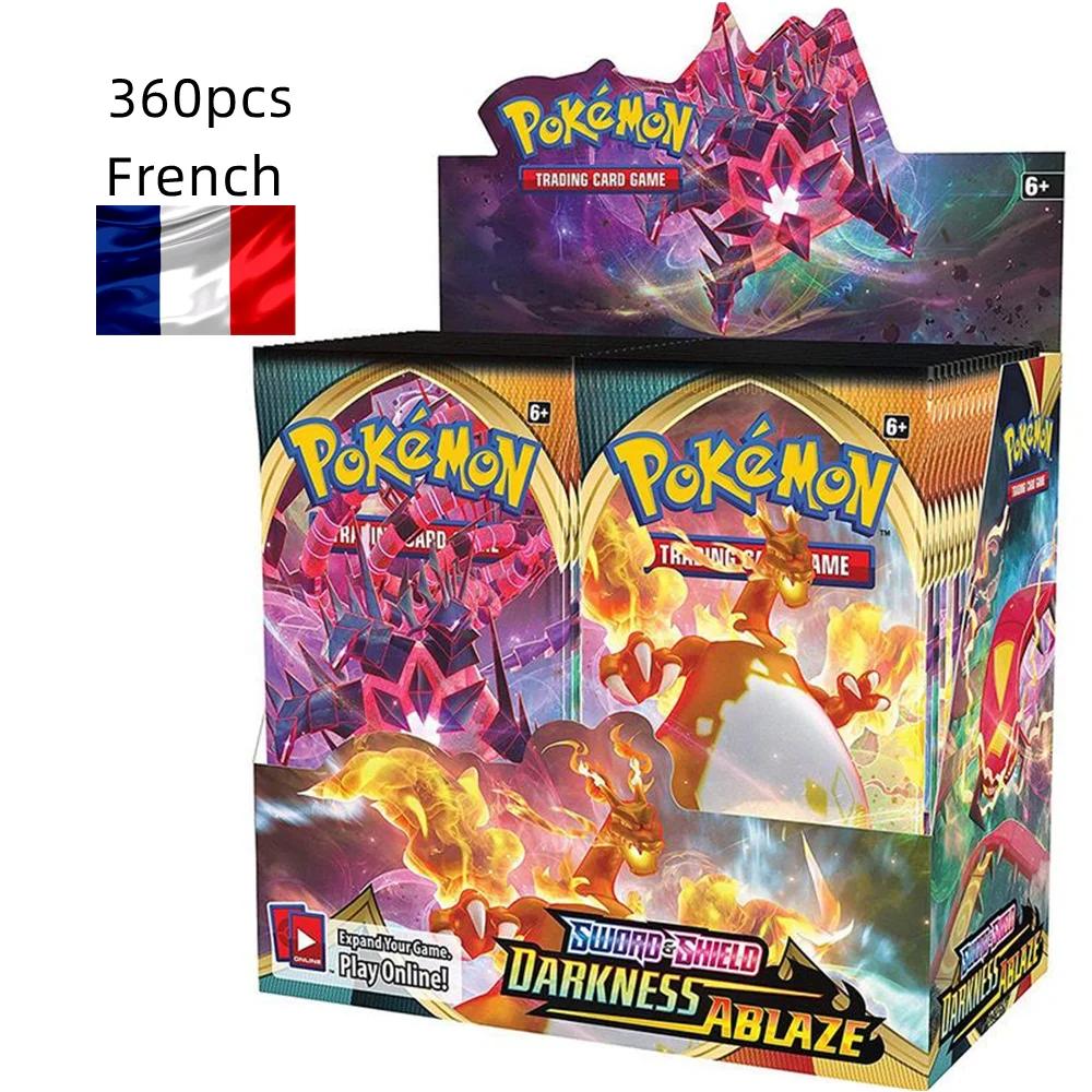 Carte Pokemon française, 360 pièces, évolutions prismatiques, étincelles, pour violoncelle, Booster 