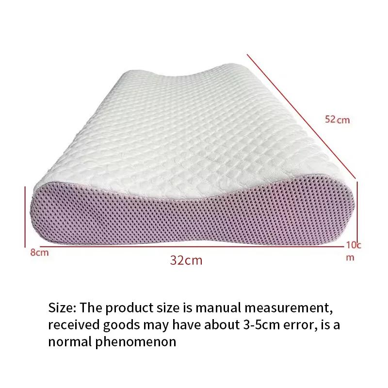 Oreiller en Pectine avec Couche d'Air Respirante TPE, Lavable avec de l'Eau, Oreiller Cou Cervical Z