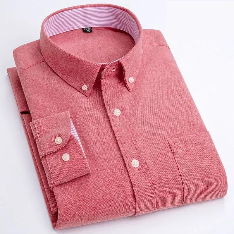 Cardigan à carreaux à manches longues pour jeunes, chemises fines Oxford à col carré épissé de coule