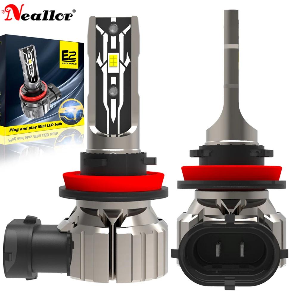 2x H11 H8 Led antibrouillard phare Canbus H16 H9 voiture ampoule Diode lampe 12v 55w pour Audi A4 8K