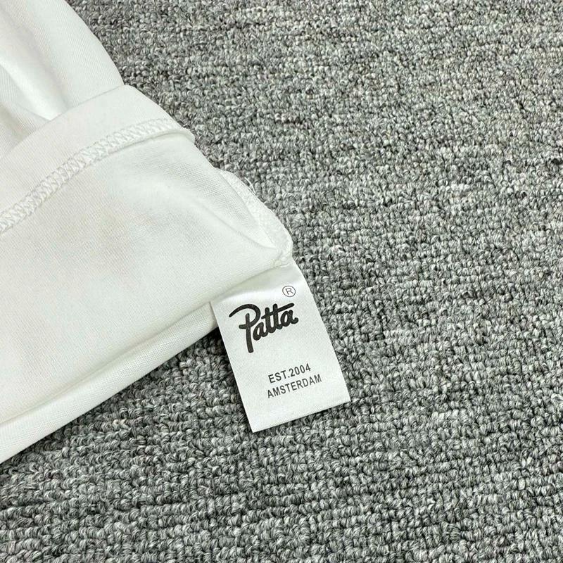 T-shirt PATTA de haute qualité, mode américaine, photo réelle, pour hommes, femmes, couple, haut à m
