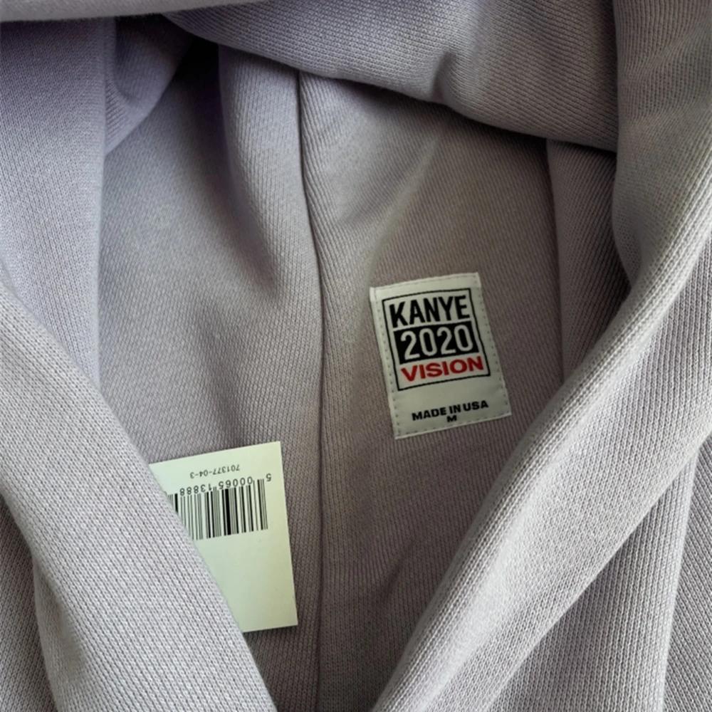 Yao mode Kanye 2020 campagne hauts à capuche sweat Streetwear surdimensionné Vintage Double tissu pu