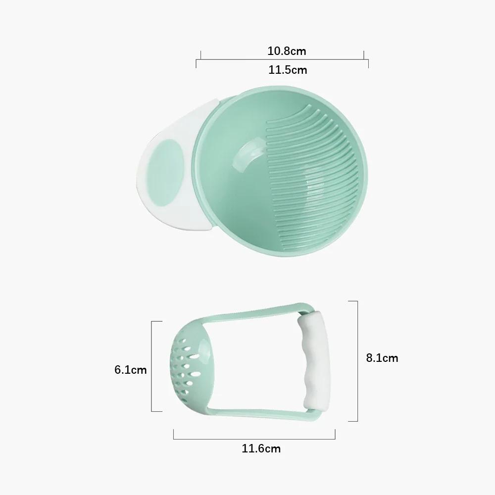 Bol de broyage de nourriture supplémentaire pour bébé, broyeur manuel pour bébé, cuisine de fruits p